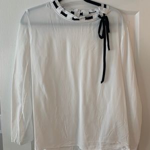 Sandro Paris White Blouse Medium